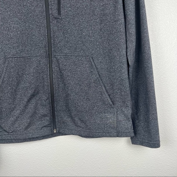Prana Lightweight Full Zip Sweatshirt Gray S - Picture 4 of 5